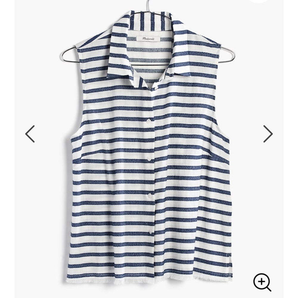 Madewell Moment Striped Sleeveless Top